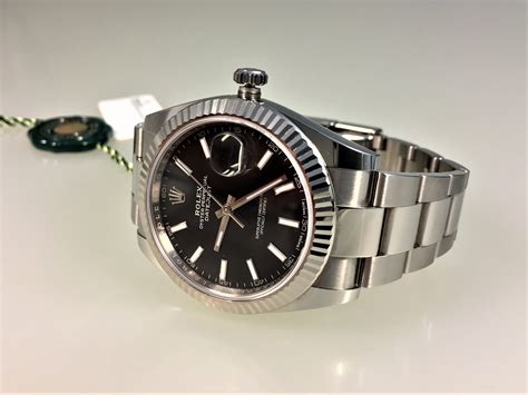 rolex datejust schwarzes ziffernblatt|Rolex Datejust blätter.